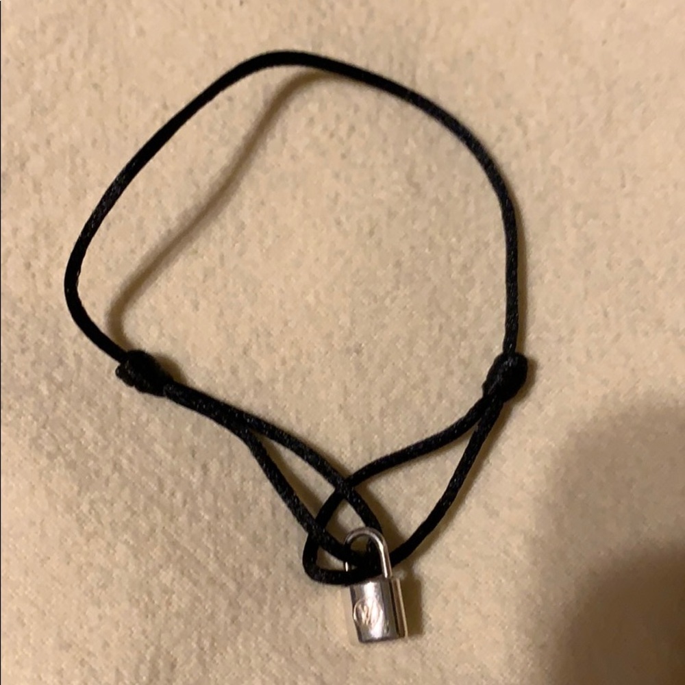 Louis Vuitton silver lockit bracelet